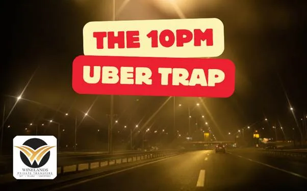 The 10 PM Uber Trap illustration about late-night transport